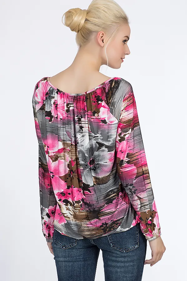 Блуза TUTACHI, цветы - фото 2