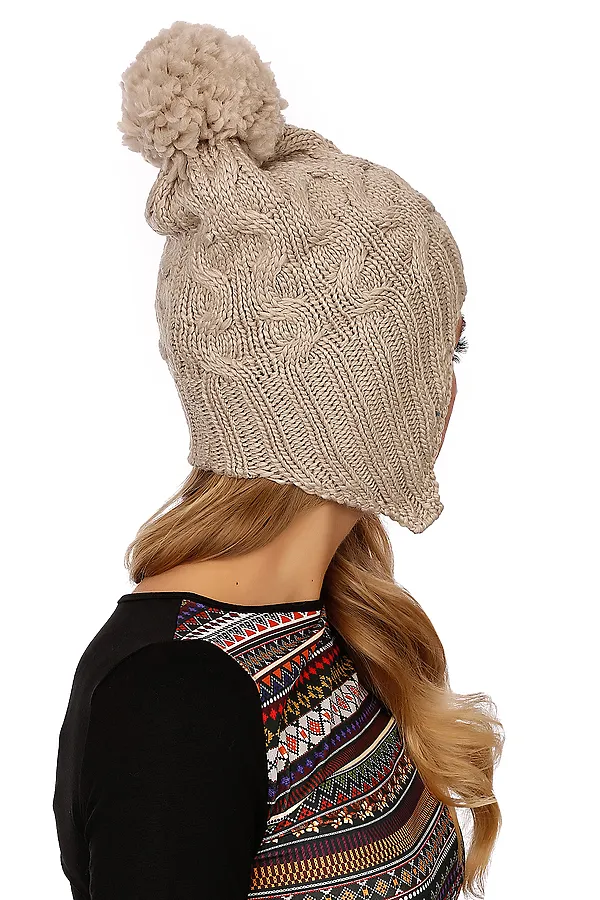 Шапка VAY, бежевый - фото 2