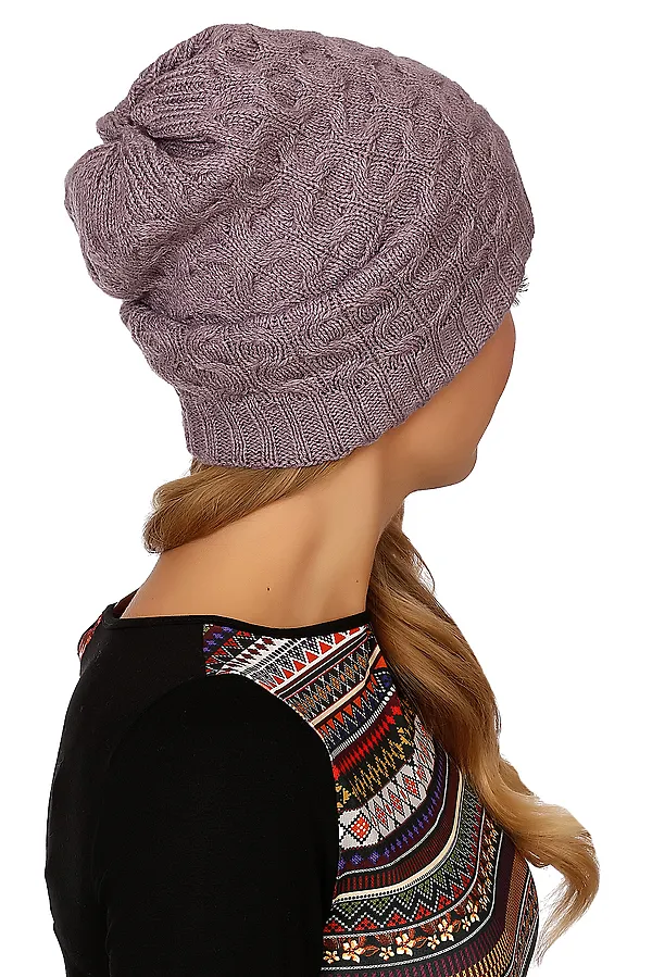 Шапка VAY, сиреневый - фото 2