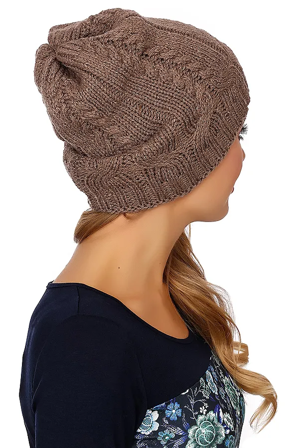 Шапка VAY, серо-бежевый - фото 2