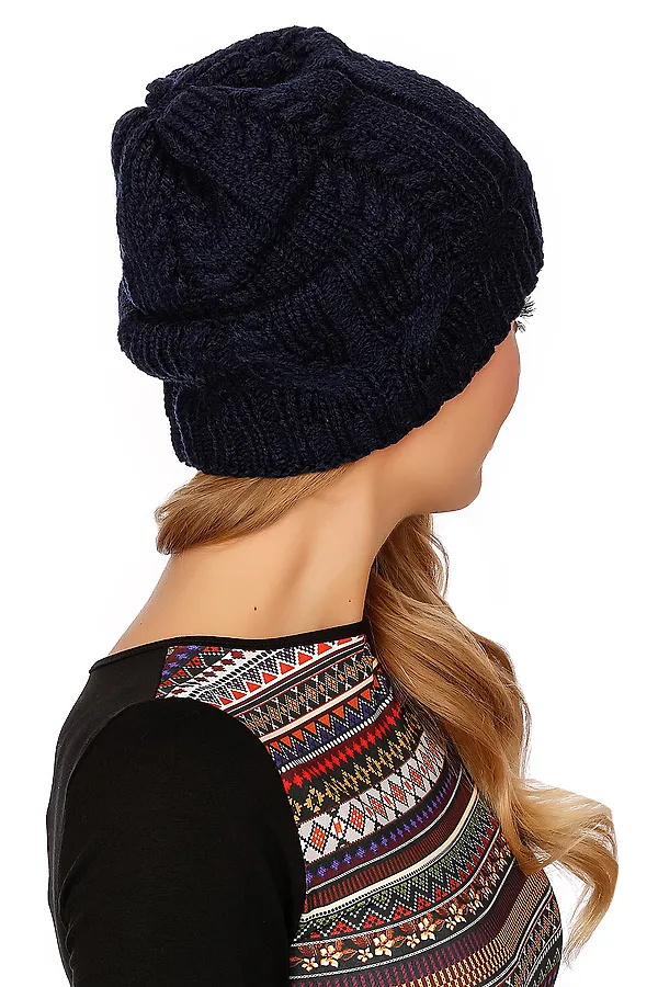 Шапка VAY, темно-синий - фото 2