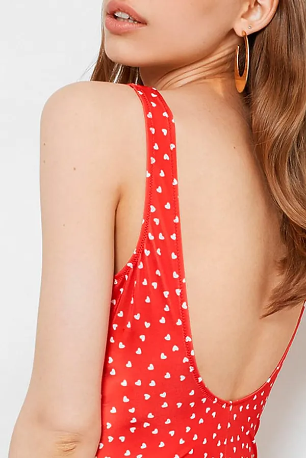Купальник MARK FORMELLE, сердечки на красном - фото 2