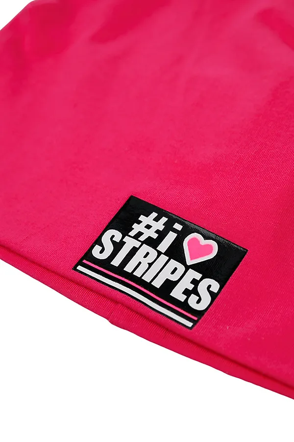 Шапка 2 шт. PLAYTODAY, фуксия, черный - фото 2