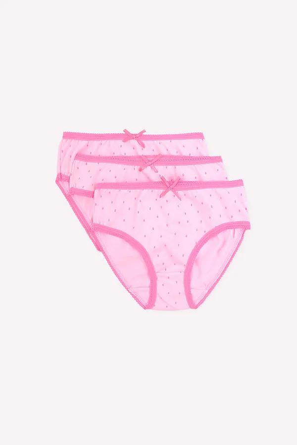 Трусы 3 шт. CROCKID, розовый - фото 2