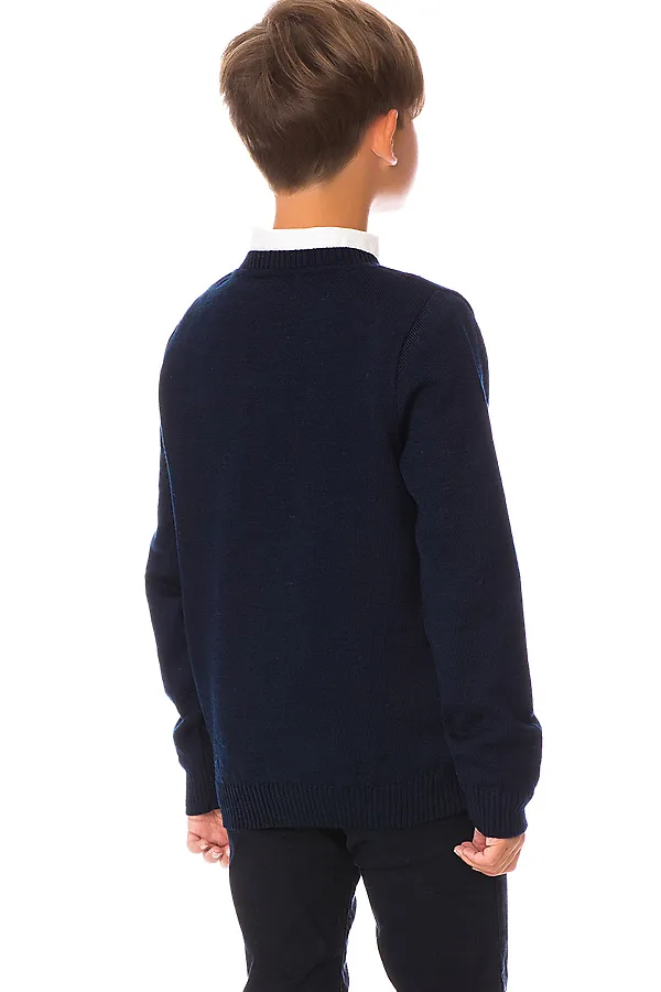 Джемпер VAY, темно-синий - фото 2