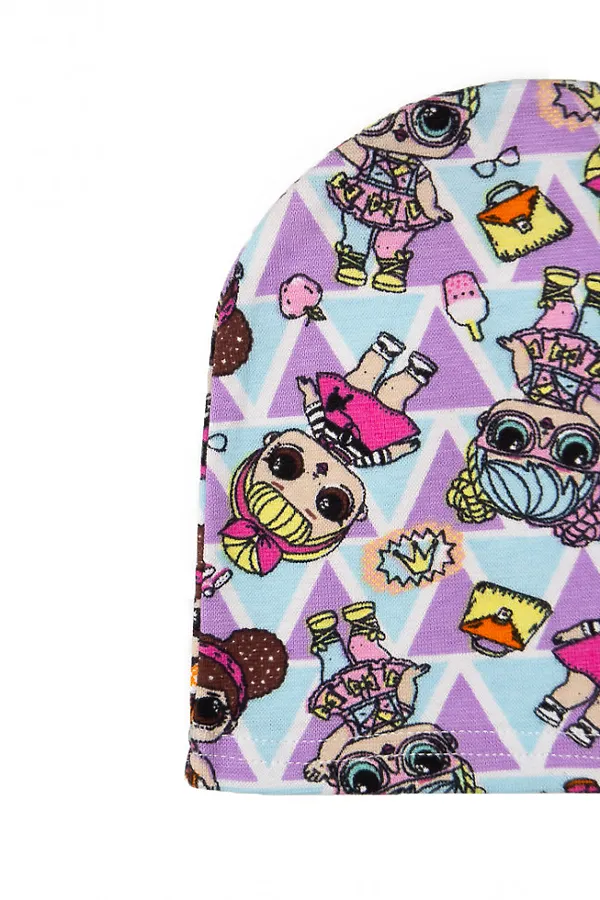 Шапка "ЛОЛА-малышка" ДЕТСКИЙ ТРИКОТАЖ 37, бирюзовый - фото 2