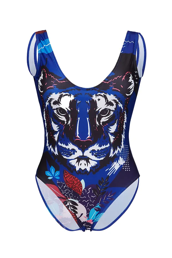 Купальник "Морская страсть" Nothing But Love, королевский синий, белый, темно-красный - фото 2