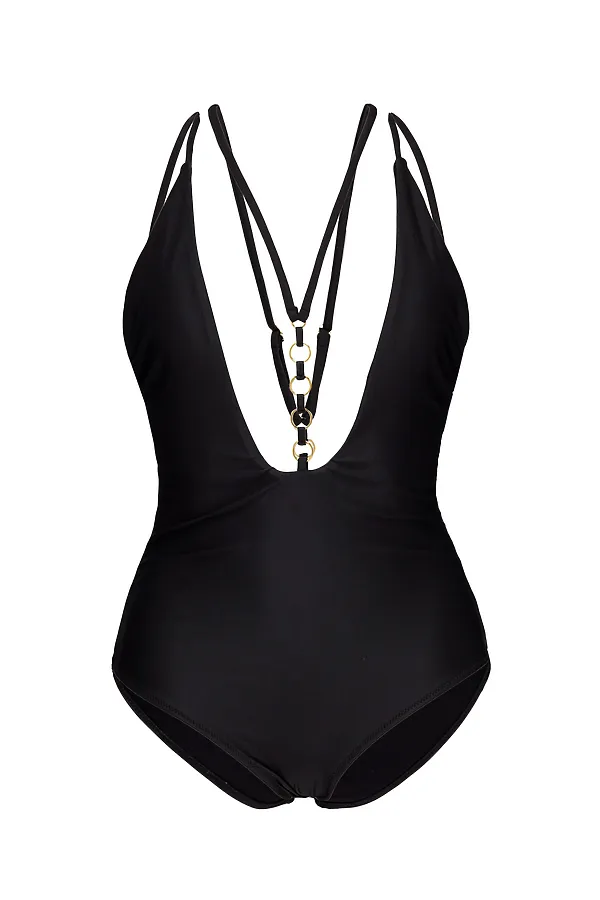 Купальник "Летний отпуск" Nothing But Love, золотистый, черный - фото 2