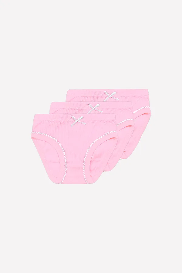 Трусы 3 шт. CROCKID, нежно-розовый - фото 2