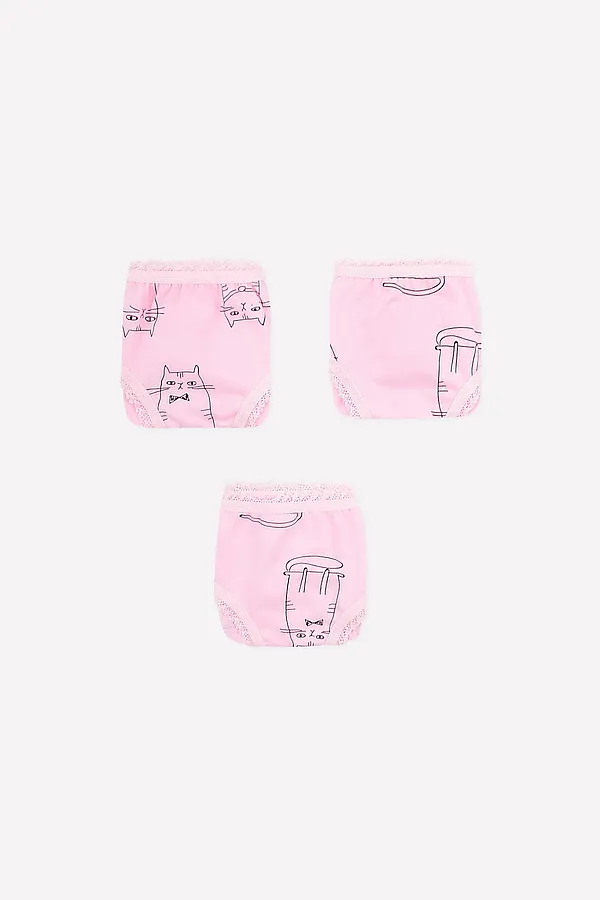 Трусы  3 шт. CROCKID, светло-розовый - фото 2