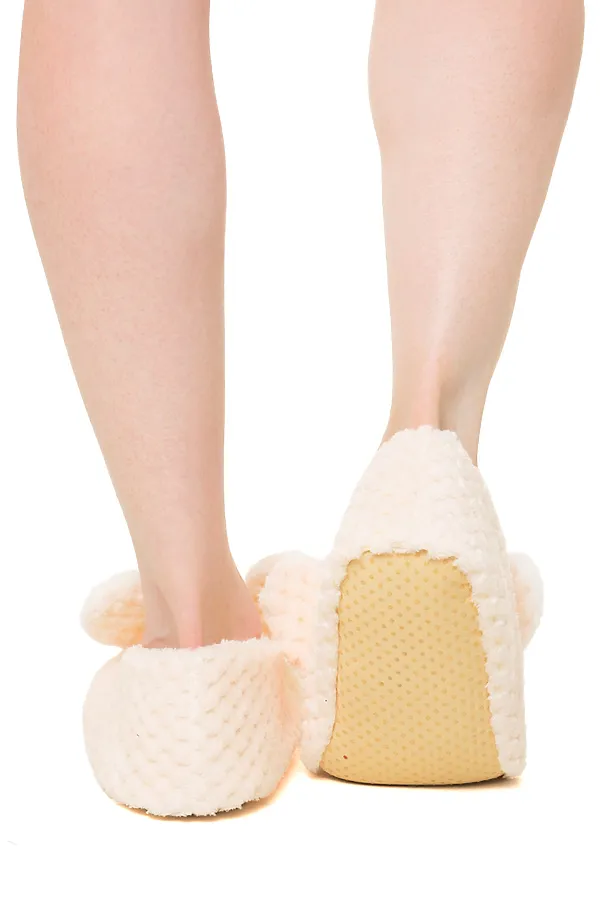 Балетки комнатные AMORET, персиковый - фото 2