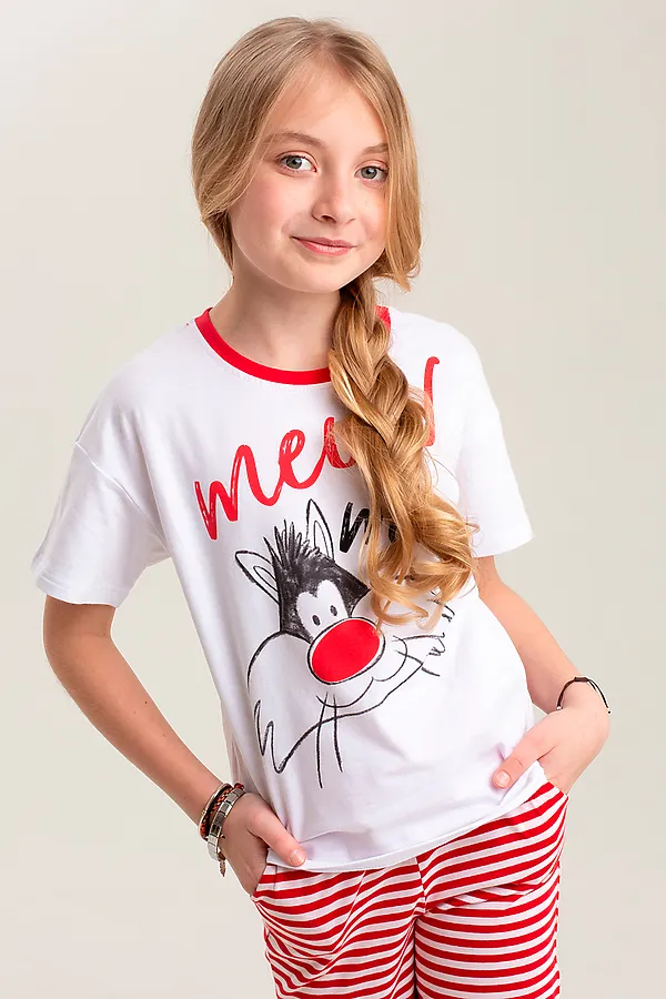 Костюм (Капри+Футболка) BATIK, мультиколор - фото 2