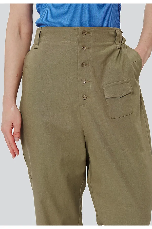 Брюки DIMMA, хаки светлый - фото 2