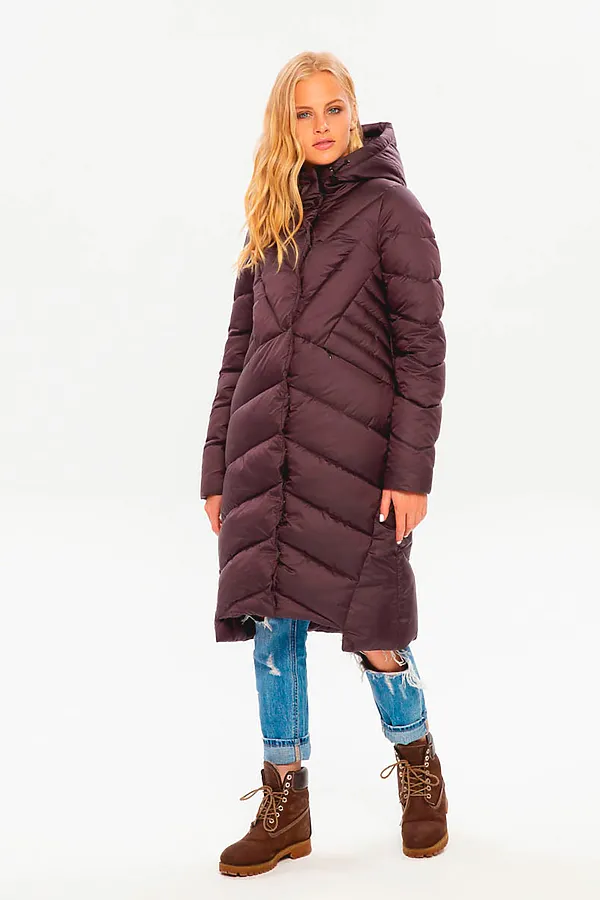 Пуховик HOOPS, темно-пурпурный - фото 2