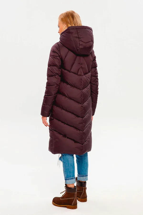 Пуховик HOOPS, темно-пурпурный - фото 2