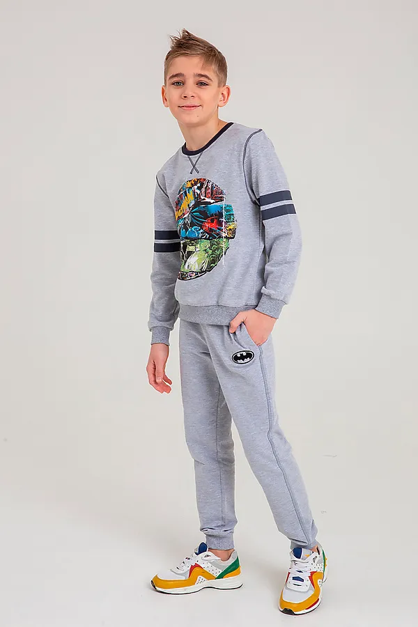 Свитшот BATIK, серый меланж - фото 2