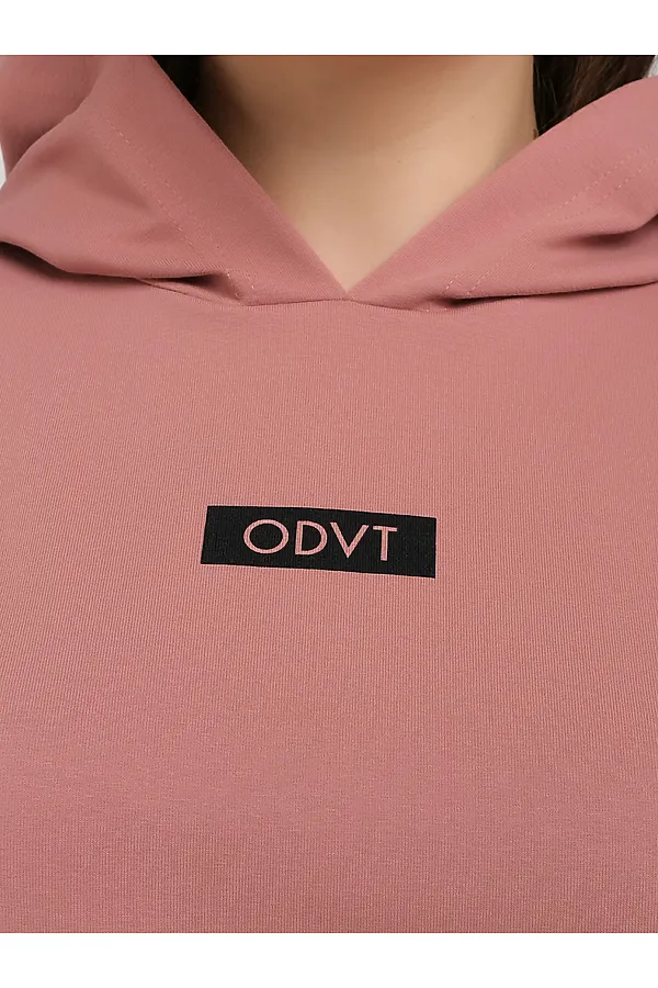 Костюм (худи+брюки) ODEVAITE, пудровый - фото 2