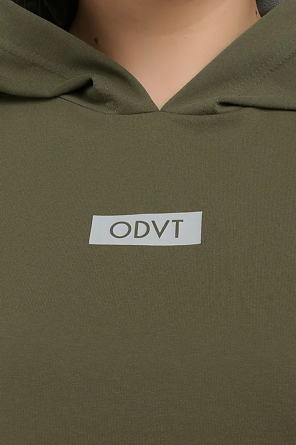 Костюм (худи+брюки) ODEVAITE, оливковый - фото 2