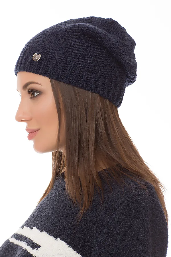 Шапка VAY, темно-синий - фото 2