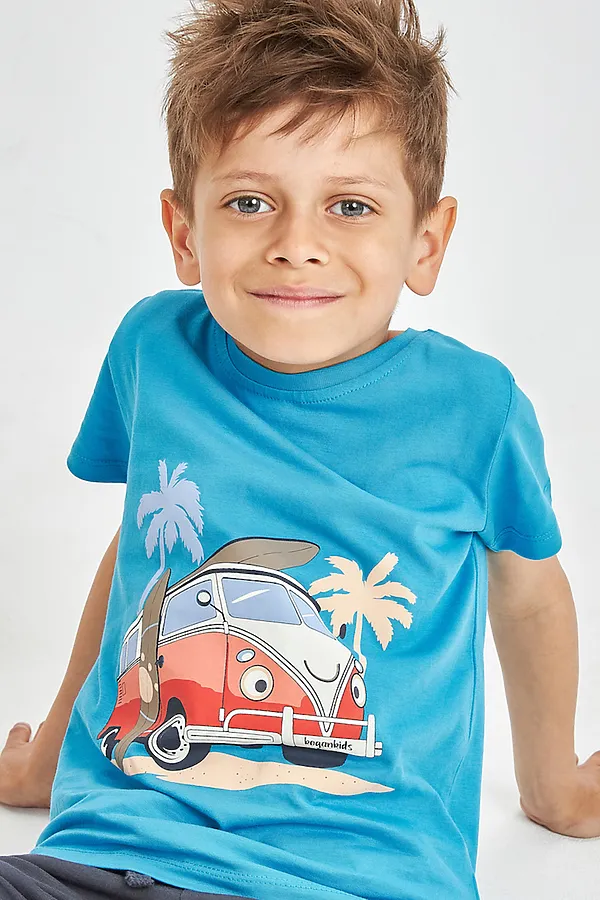 Футболка KOGANKIDS, голубой - фото 2