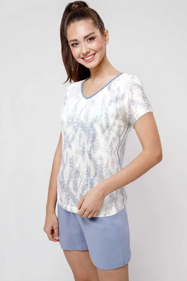 Костюм (футболка+шорты) OXOUNO, lavender - фото 2