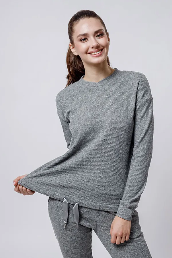 Костюм (джемпер+брюки) OXOUNO, полынь1 - фото 2