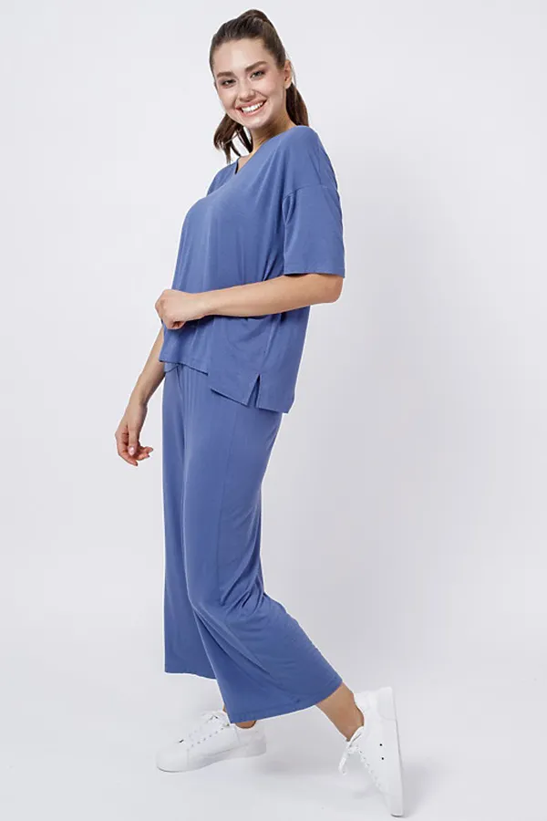 Костюм (футболка+брюки) OXOUNO, голубой - фото 2