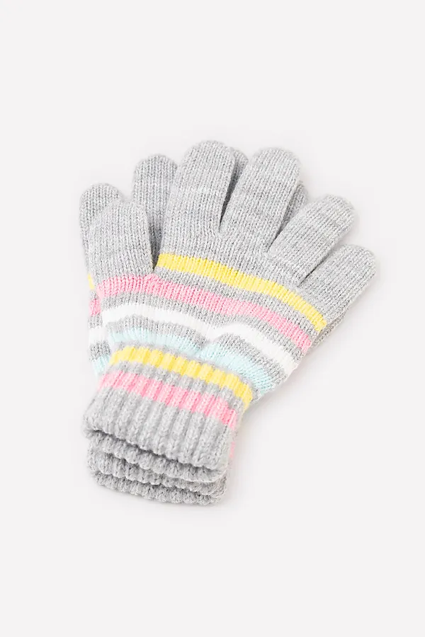 Перчатки  CROCKID SALE, св.серый меланж, светлая бирюза - фото 2