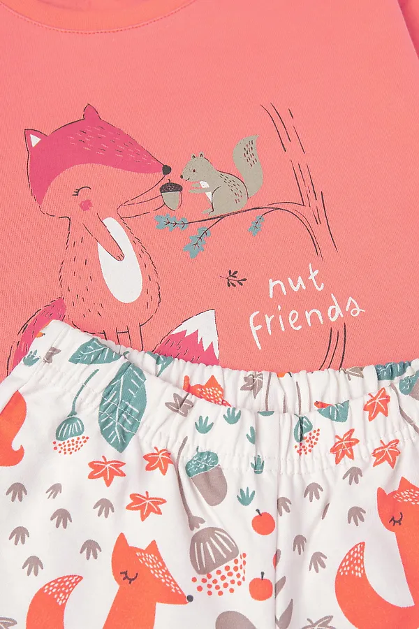 Пижама CROCKID, коралл, осенняя пора - фото 2