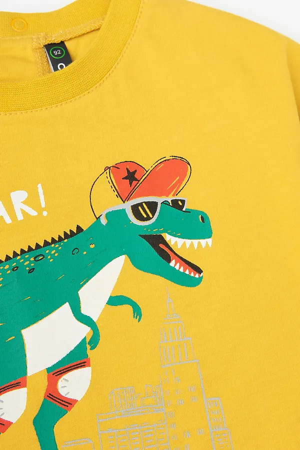 Футболка CROCKID SALE, светлая горчица к298 - фото 2