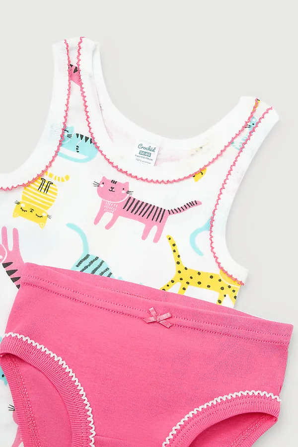 Комплект CROCKID SALE, цветные котята на сахаре, розовый - фото 2