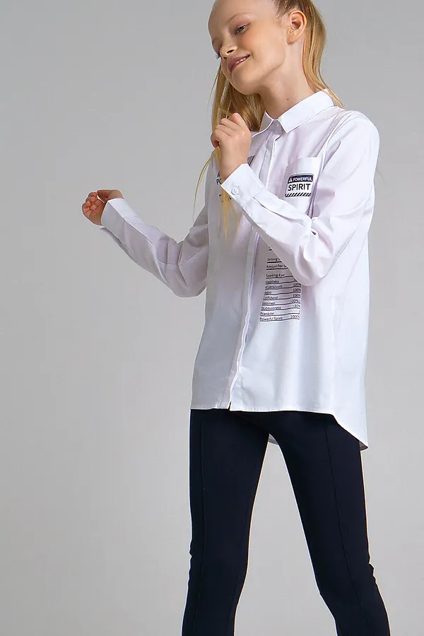Блузка PLAYTODAY, белый - фото 2