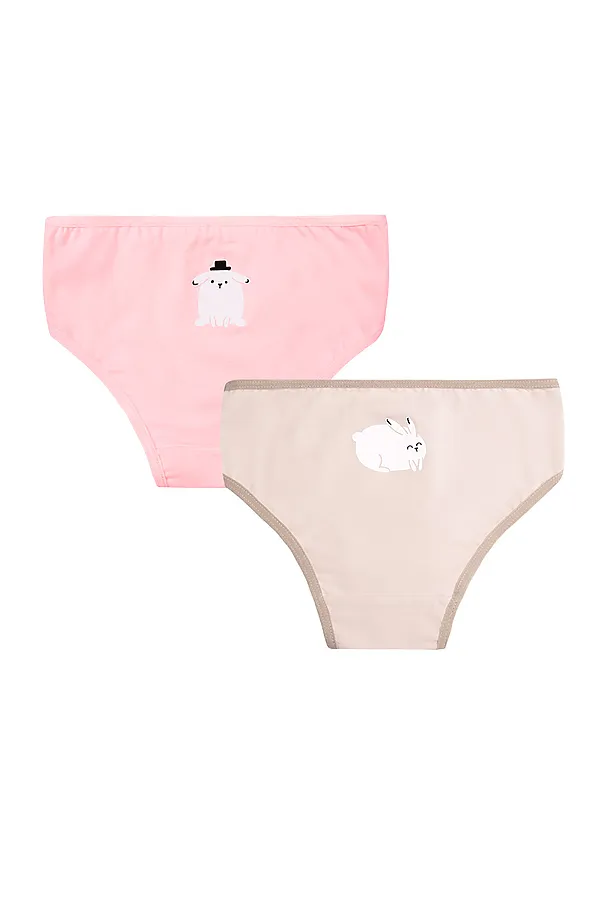 Трусы 2 шт. BOSSA NOVA, розовый/бежевый - фото 2