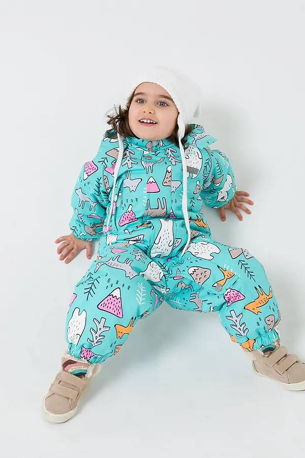 Комбинезон  CROCKID SALE, мятная конфета, мишки и друзья - фото 2