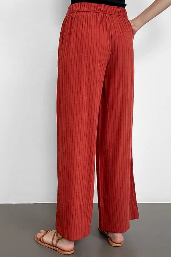 Брюки MARK FORMELLE, терракотовый в полоску - фото 2