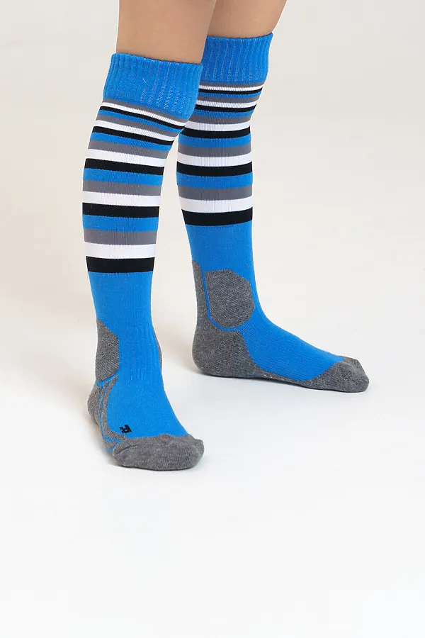 Термоноски PLAYTODAY, серый, голубой - фото 2