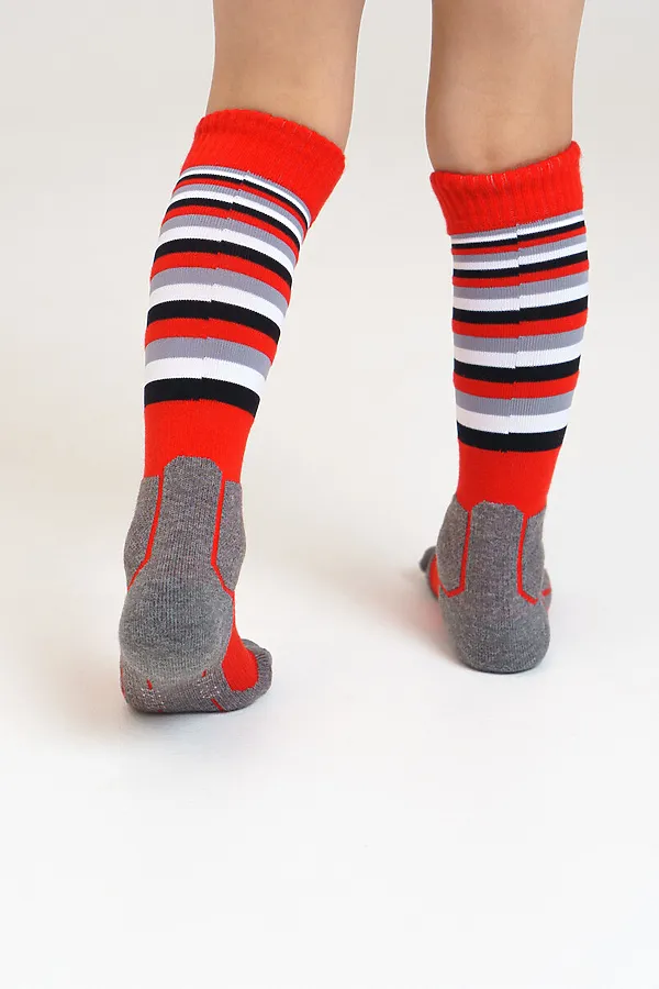 Термоноски PLAYTODAY, серый, красный - фото 2