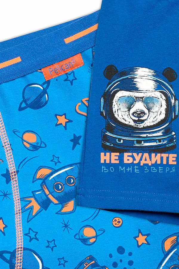 Трусы 2 шт. PELICAN, темно-синий/синий - фото 2