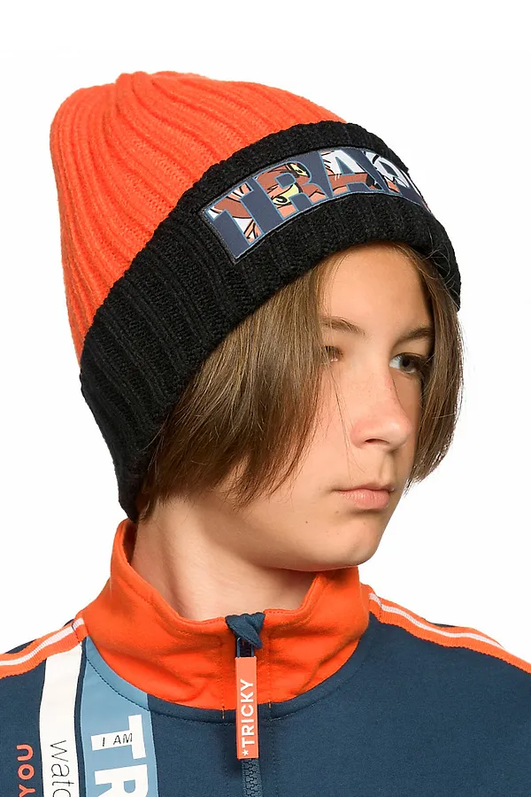 Шапка PELICAN, оранжевый - фото 2