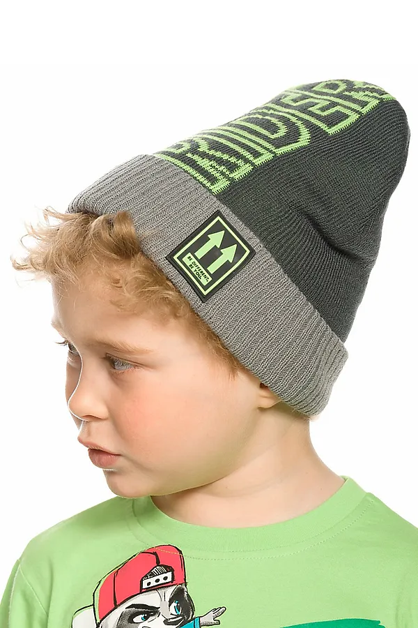 Шапка PELICAN, тёмно-серый - фото 2