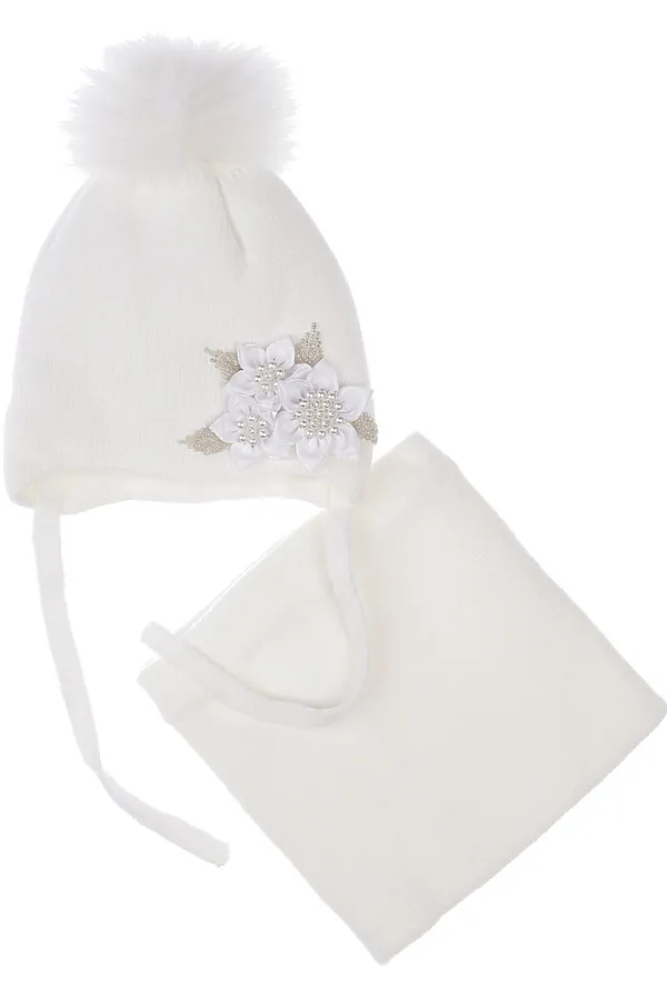 Комплект (Шапка+Снуд) PLAYTODAY, белый - фото 2