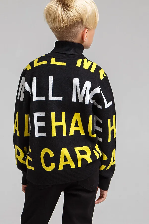 Свитер PLAYTODAY, черный, разноцветный - фото 2