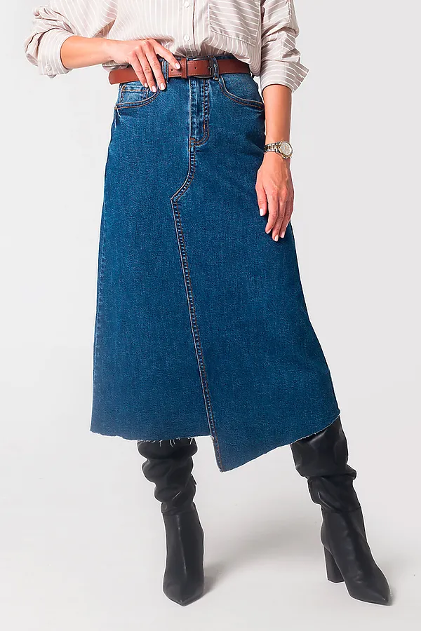 Юбка VILATTE, темно-синий - фото 2