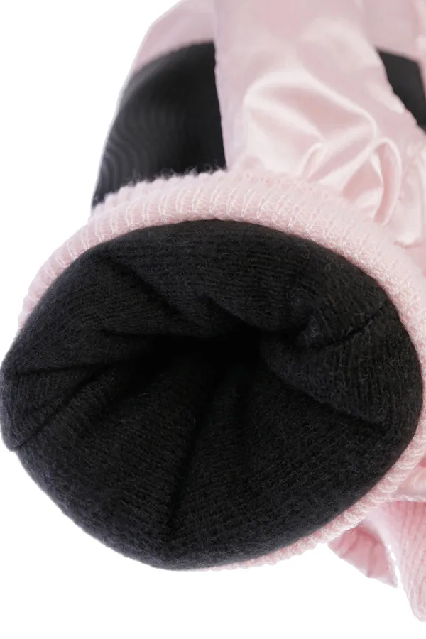 Варежки PLAYTODAY, светло-розовый, черный - фото 2