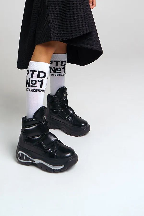 Гольфы PLAYTODAY, черный, белый - фото 2