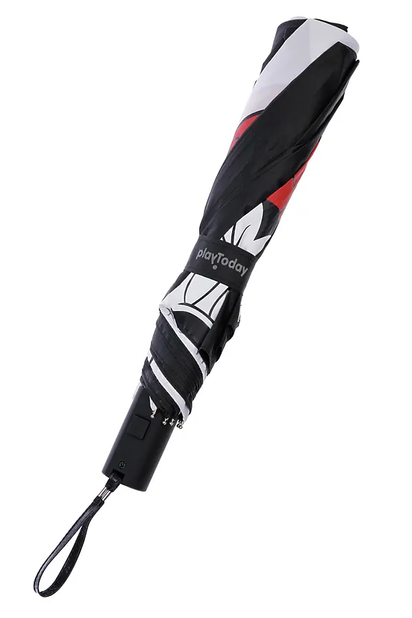 Зонт PLAYTODAY, белый, черный - фото 2