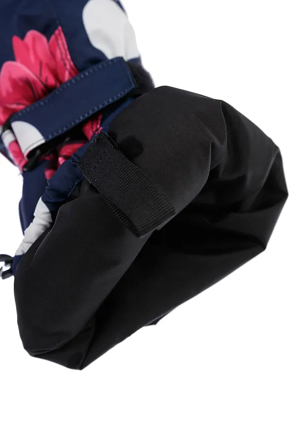 Варежки PLAYTODAY, тёмно-синий, белый, фуксия - фото 2