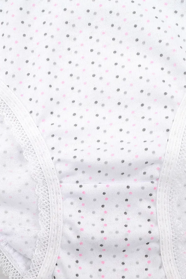 Трусы 3 шт. CROCKID SALE, разноцветная крапинка на белом - фото 2