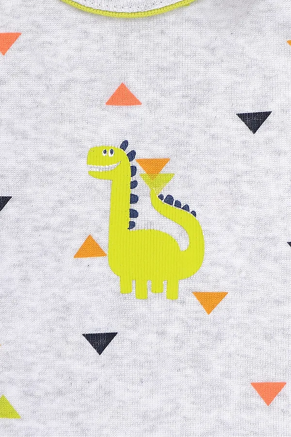 Комплект (Майка+Трусы) CROCKID SALE, треугольники на меланже - фото 2