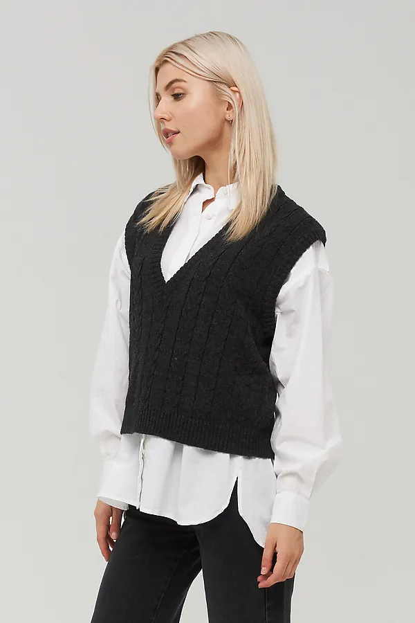 Жилет NEWVAY, антрацит - фото 2